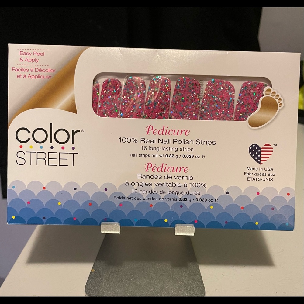 Color Street Pedicure set in Dansk All Night